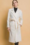 Tie Waist Peacoat