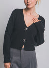 Crystal Bow Cardigan