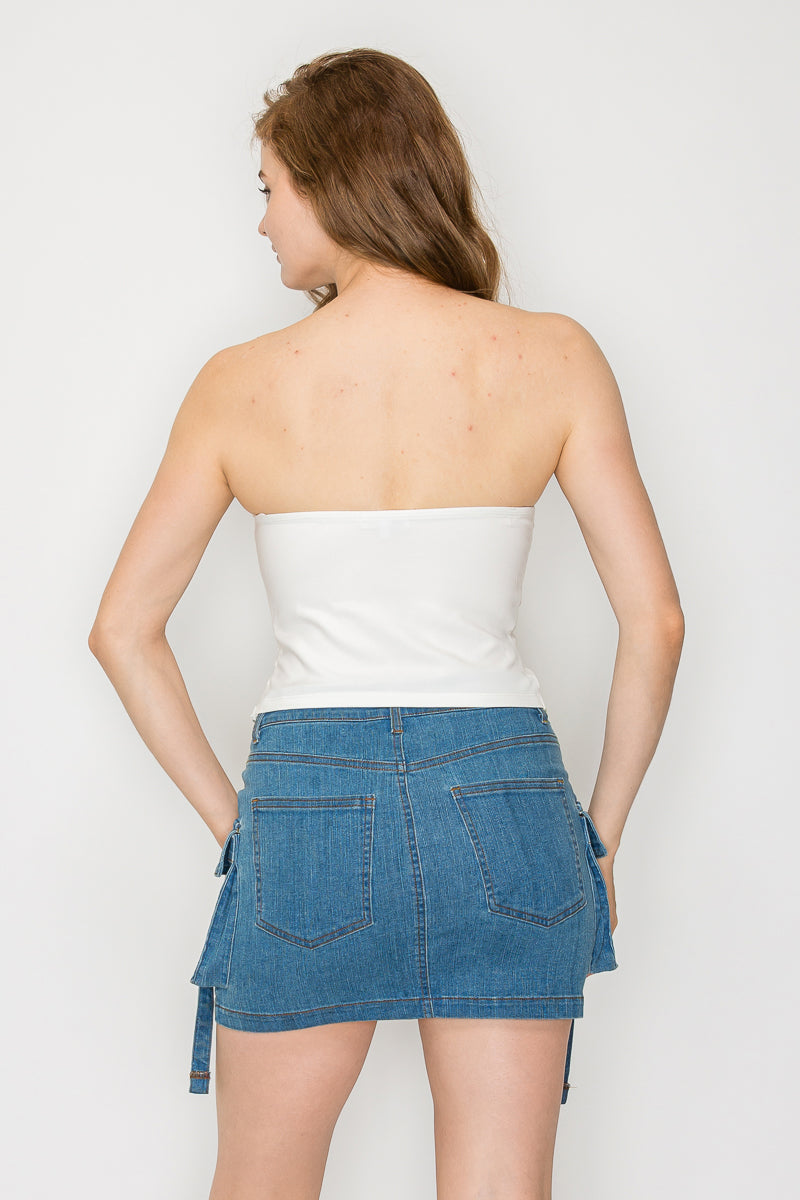 Bow Detail Tube Top