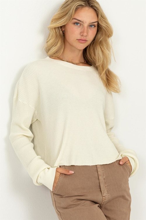 Thermal Knit Relaxed Top