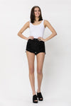 Hi-Rise Distressed Fray Short