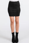 Suede Mini Skirt