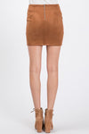 Suede Mini Skirt