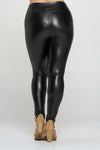 High Waist Pleather Legging