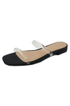 Roots Double Clear Band Sandal