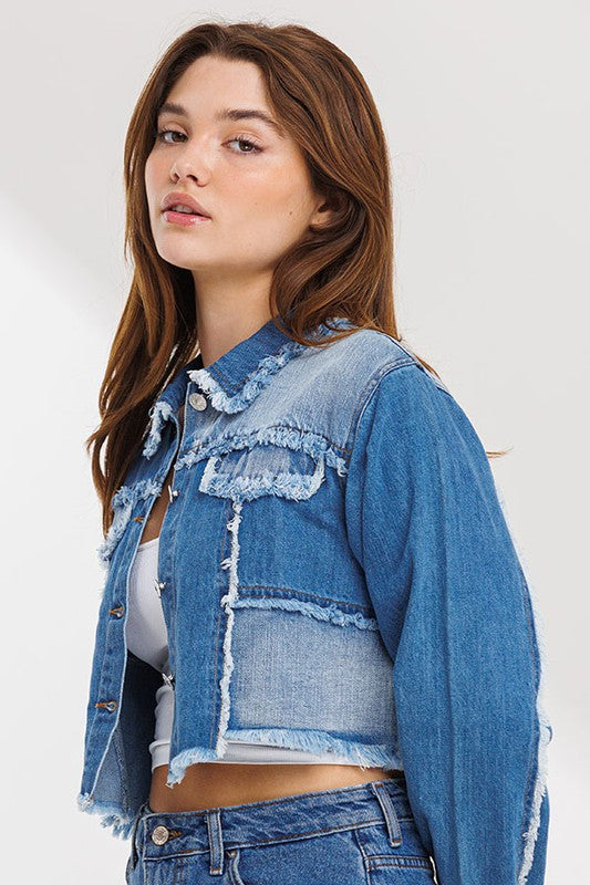 Block Vintage Denim Jacket