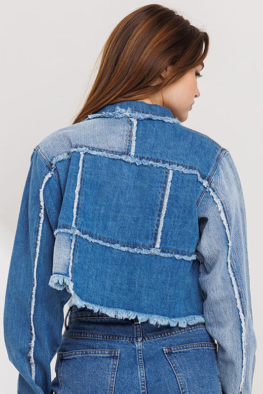 Block Vintage Denim Jacket