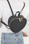 Heart Shape Zipper Backpack