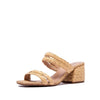 Katen Woven Braid Strap Chunky Heel