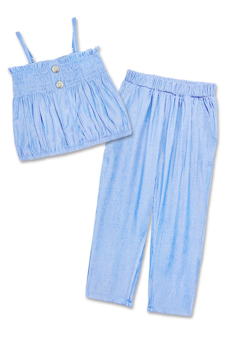 2pc. Smocked Pant Set