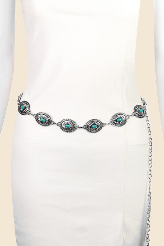 Oval Disc Chain Belt