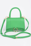 Hourglass O-Ring Top Handle Bag
