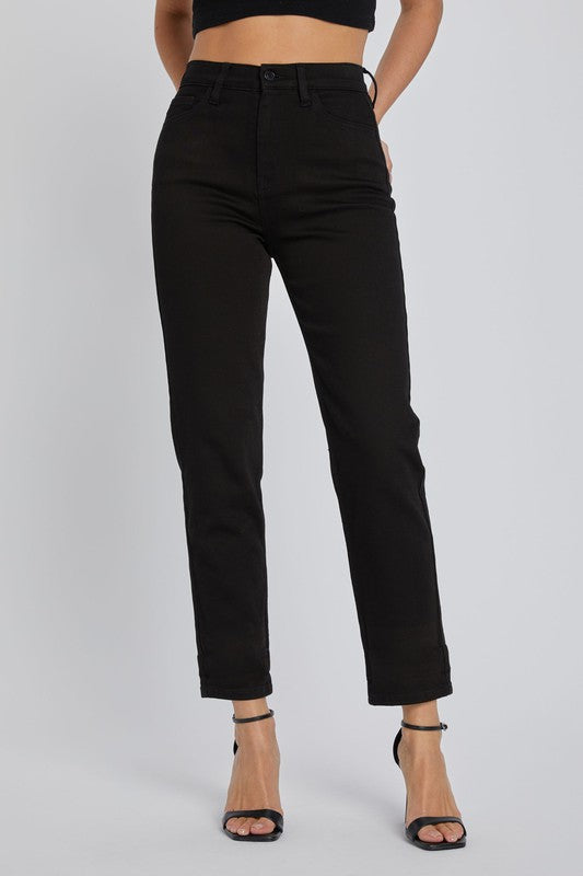 High Rise Mom Ankle Length Jeans