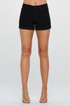 Mid Rise Rolled Cuff Short