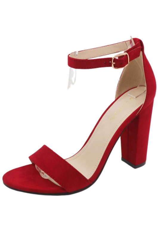 Rampage Ankle Strap High Heel Sandal