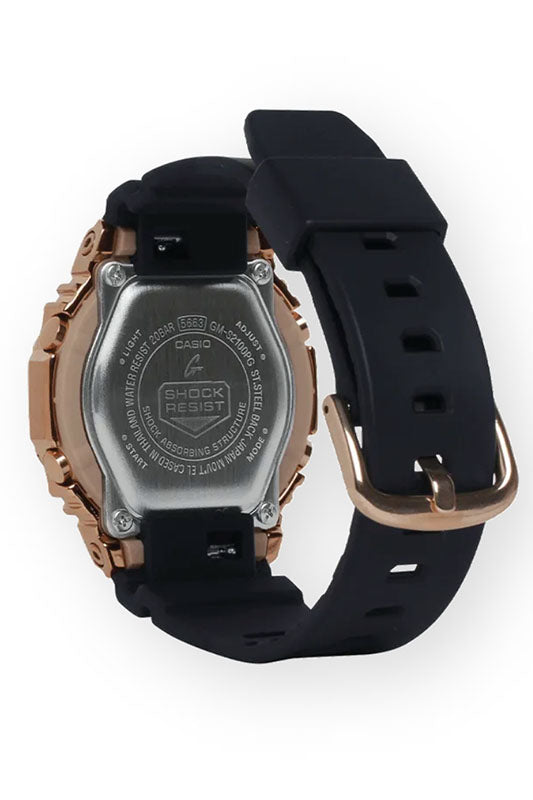 Bold Bronze Analog Digital Watch