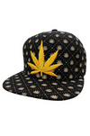 MJ Leaf Diamond Snapback Hat