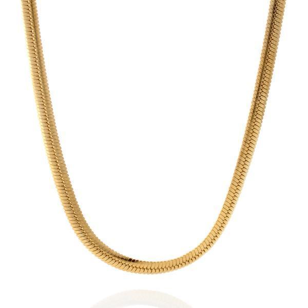 5MM, 24" Herringbone Chain Gold
