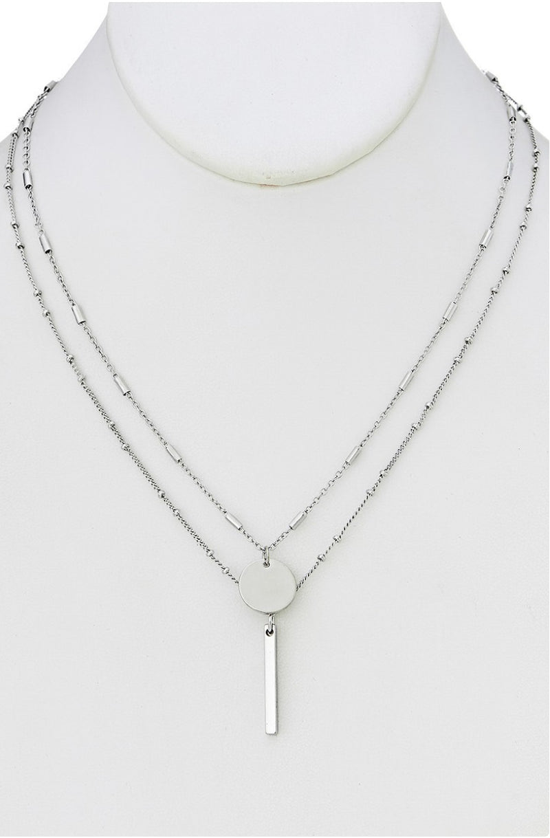 Oval Chain Layer Necklace