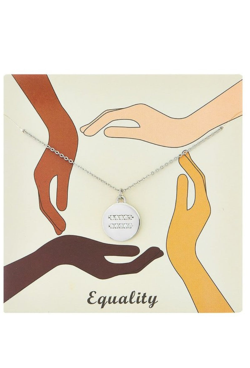 Equality Pendant Necklace