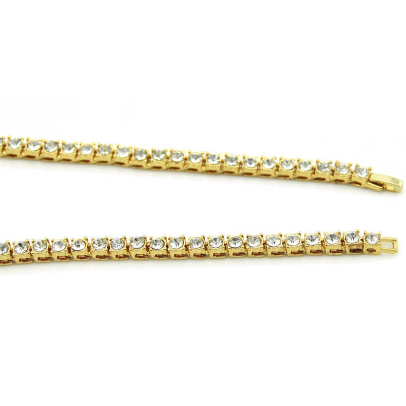 Diamond Studded Single Drainage Diamond Necklace