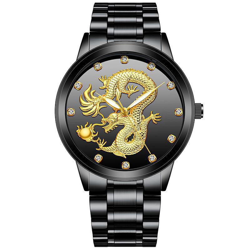 Embossed Dragon Watch