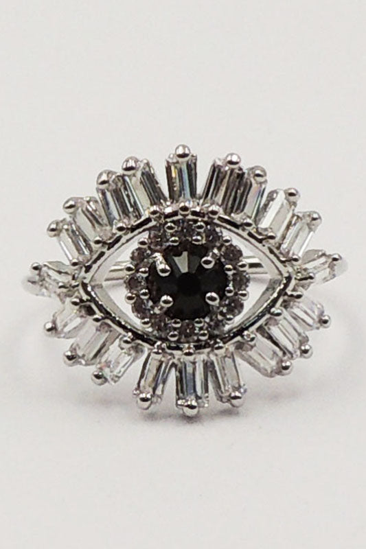Clear Evil Eye Ring
