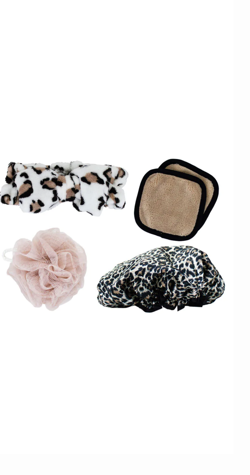 Leopard Bath 5 piece Set