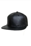 Faux Leather Snapback