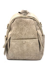 Snap Button Front Convertible Backpack