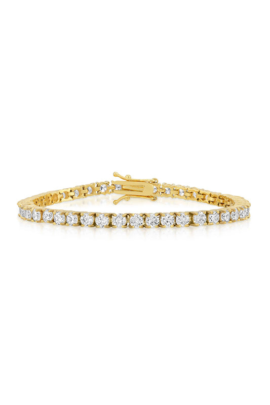 Diamond Tennis Bracelet Gold