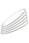 5 Wire Crystal Bracelet