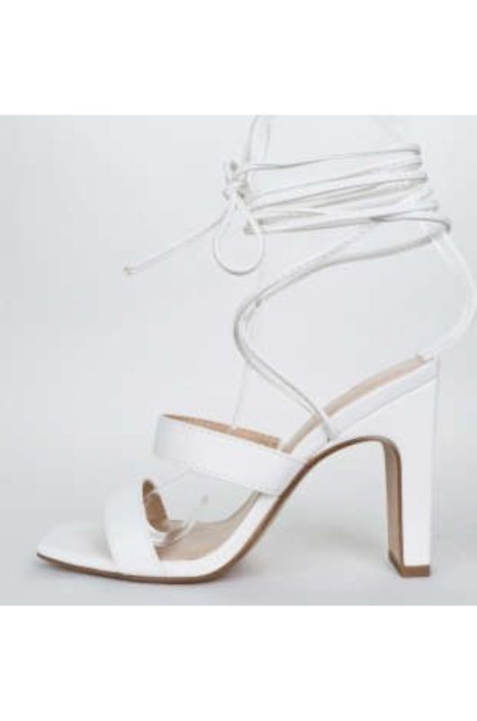 Active Dbl Strap Wrap Chunky Heel