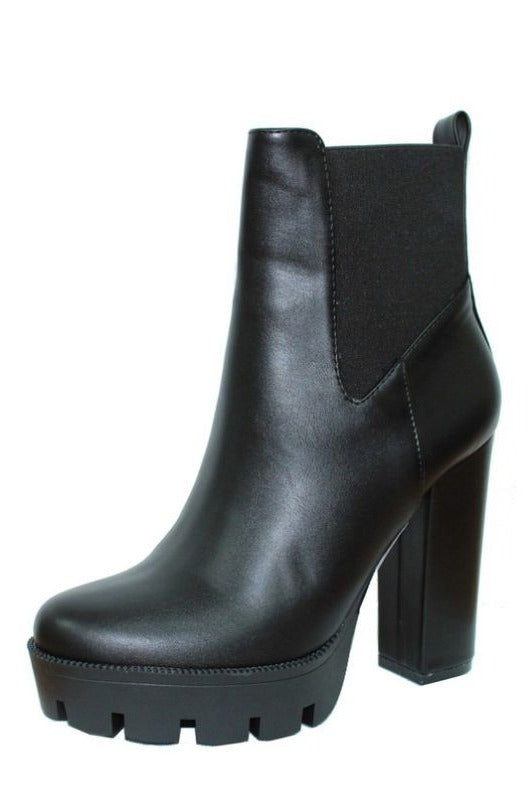 Latavia Platform Block Heel Boot