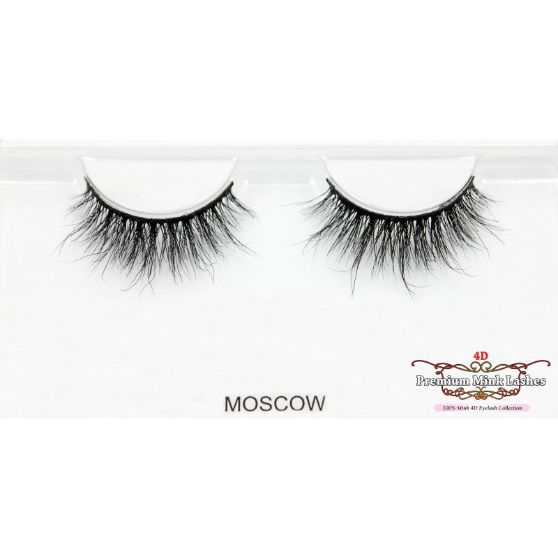 4D Premium Mink Lashes: Moscow