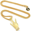 Snoop Dogg Westside Necklace Gold